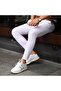 - White Leather Lace-Up Men's Casual Shoes 101-9030-H1255 - 4