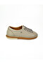 160 Gray Leather Women's Casual Shoes - 2