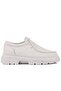 - White Leather Lace-Up Men's Casual Shoes 101-9009-H1308 - 2