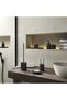 Brenda Soap Dish, Countertop - Matte Black - 3