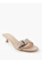 Women's Kitten Heel Slip-On Sandals - 3