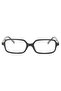Black Frame Rectangular Design Blue Light Protective Trending Glasses