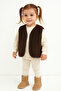 Teddy Plush Unisex Vest - Brown - 4