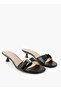 Women's Kitten Heel Slip-On Sandals