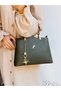 Miami Polo Clup Faux Leather Women's Bag with Shoulder and Hand Straps - 8