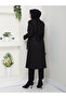 Belted Lined Melton Coat Rc3112 - 8