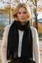 Unisex Soft Textured Tasseled Winter Boucle Scarf Shawl Set of 2 - 6