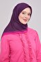 وشاح أورا ذو شريط فوشيا على الحواف - 2