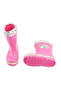 Winter Gezer Children's Waterproof Fleece-Lined Warm Lining Girls Boys Rain Boots - 4
