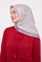 Silver Ring Pattern Monogram Scarf