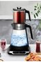 Tea Maker and Kettle, 1.7 L Kettle, 0.8 L Teapot, 4 Functional Settings,(ME-TM305)| 1500W (Black) - 2