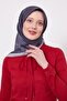 Anthracite Ring Pattern Monogram Scarf - 2