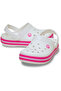 حذاء Crocband أبيض للأطفال