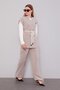 Double Suit with Belt Detail Vest Stone - 2