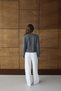 Pearl Button Detailed Soft Textured Crew Neck Knitwear Cardigan Aw25Hi0043 - 2