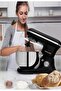 5L Stand Bowl Mixer with Stainless Steel Bowl, Whisk, Beater, Dough Hook, 6 Speed Settings, Black (ME-SBM1105)(1200W) - 4