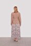 Mink Belt Detailed Pleated Skirt Set - 7