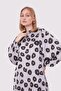 Gray Round Patterned Tunic