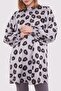 Gray Round Patterned Tunic - 4