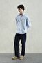 Oxford Embroidered Blue Shirt - 2