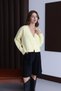 Oversize Metal Button Detailed Knitwear Cardigan Aw25Hi0044 - 6