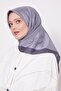 Light Anthracite Ring Pattern Monogram Scarf - 2