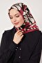 وشاح حريري بنمط زهرة الكرز - 4