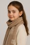 New Year Themed Knitwear Children's Scarf (Age 5-10, 30X140Cm) - 3
