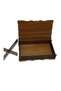 Baklava Box Double Faced Mdf Leathered Wood 500Gr - 6