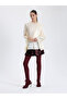 Asymmetrical Draped Blouse - 2