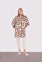 Camel Round Patterned Tunic - 2