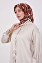 وشاح حريري بنمط تويل مزخرف بالبلاط - 2
