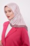 وشاح بنمط حلقة البودرة مع شعار مونوغرام - 3