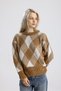 Plaid Mustard Yellow Sweater - 5