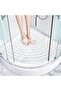 2 pcs bathroom bathtub mat shower corner suction cup drain hole for shower and bathtub 54x54 cm a-163 - 2