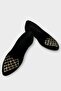 Women's Casual Embroidery Detailed Home Ballet Flats Black - Cream - 4