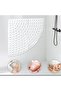 2 pcs bathroom bathtub mat shower corner suction cup drain hole for shower and bathtub 54x54 cm a-163
