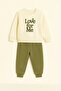 Love for Embroidered Girls' Suit 20457 - 2