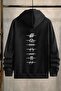 Black Back Print Cloud Sweatshirt - 3