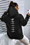 Black Back Print Cloud Sweatshirt