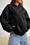 Unisex Oversize Live in The Moment Printed Sweatshirt - 2