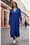 Women's Buttoned Front V-Neck Pocketed Seasonal Cardigan