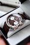 Men's Wristwatch Leather Strap with Calendar and Day Display with Gift Box and Bracelet Gift.Hmclb892 - 3