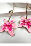 Special Series Pink Design Flower Earrings - 2