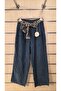 Velvet Trousers with Tassel Belt