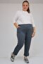 59012 Large Size Modal Pants with Bird's Eye Detail - Anthracite - 4
