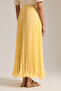 Skirt with Fishing Line Pleats at the Hem - 5