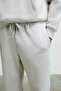 Marshallhoodie Men's Cotton Fleece Lined Embroidered Relaxed Gray Tracksuit Set - 6