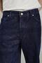 Gold Accessory Detail Dark Blue Trousers - 5