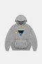 Pink Floyd V2 Printed Oversize Unisex Washable White Hoodie - 2